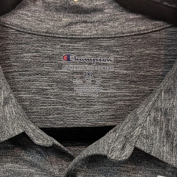 Champion Miami Hurricanes Micro Mesh Polo Sz 2XL - Picture 10 of 10